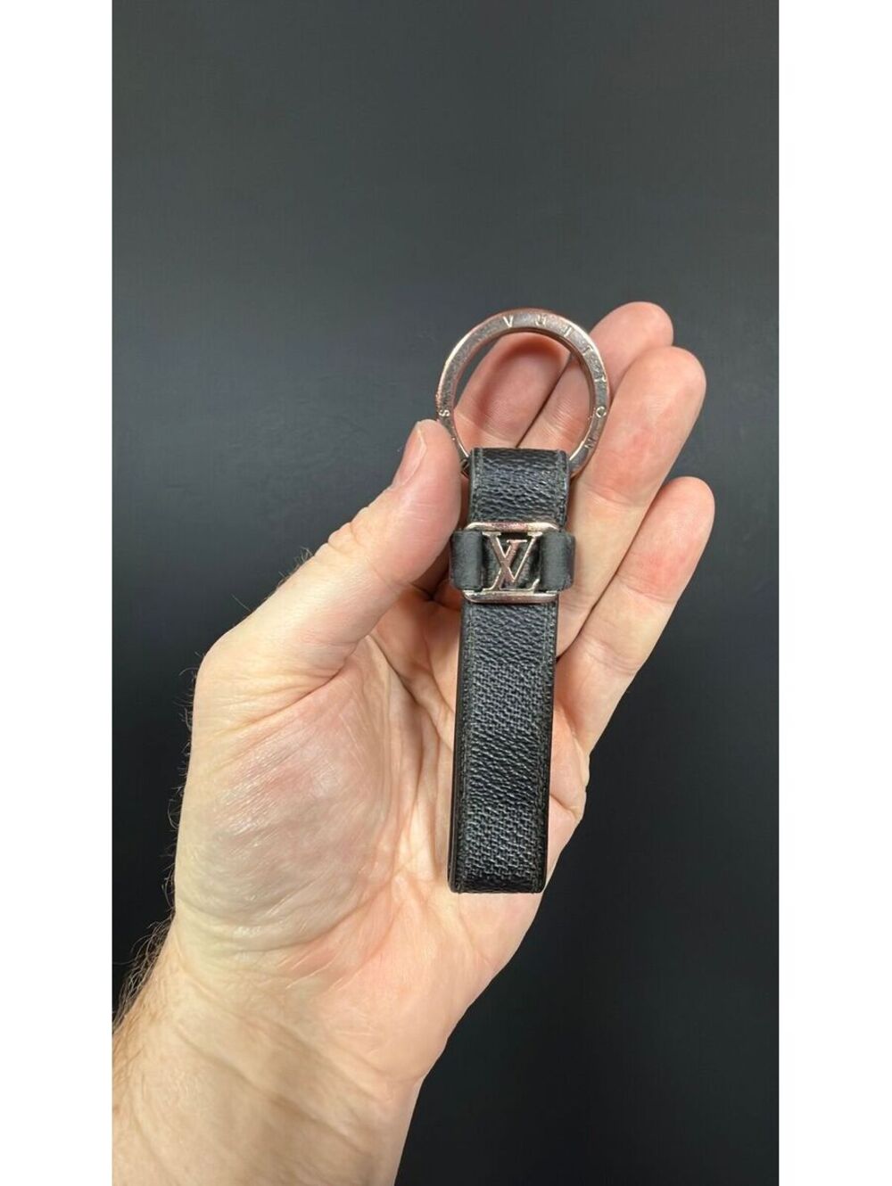 Louis Vuitton Damier Graphite Keychain
